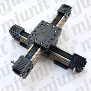 Mjunit <span class=keywords><strong>module</strong></span> de disque oscillant rail de guidage linéaire table coulissante servo moteur pas à pas entraînement électrique xy axe déplacement croix - Product Image 3