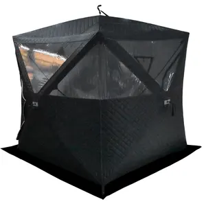 Inverno Quente Gelo Pesca Barraca Instantânea Automática Camping Winter Cube Pesca Isolada Tenda Térmica