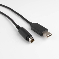 Cable Serial USB A Macho a Mini Din 8 Pines Macho RS232 RS485 de Alta Compatibilidad OEM/ODM con FTDI FT232RL para Depuración