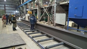 Chứng nhận CE cung cấp dịch vụ lắp đặt Kết Cấu Thép và h chùm bắn nổ mìn với sơn và sấy khô - Product Image 2