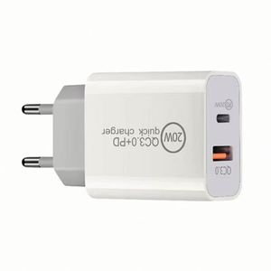 US/EU <b>Socket</b> Fast Charger 20W <b>USB</b>-<b>C</b> Power Adapter Supply Type <b>C</b> Wall Charger for Mobile Phone Charger Block - Product Image 4