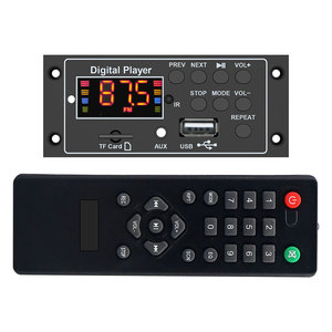 VIRE-Amplificador de 40W para coche, placa decodificadora de MP3, <span class=keywords><strong>Bluetooth</strong></span> 5,3, FM, AUX, Radio, reproductor de MP3, módulo de grabación USB - Product Image 1