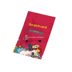 Cartes à gratter personnalisées en papier couché, billets de loterie, tickets à gratter avec codes aléatoires et données variables à révéler - Product Image 5