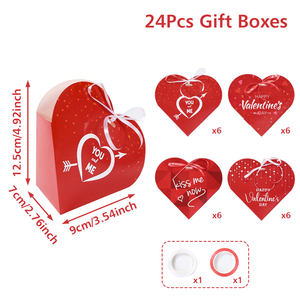 Cajas <span class=keywords><strong>de</strong></span> Regalo para el Día <span class=keywords><strong>de</strong></span> San Valentín, Bolsas <span class=keywords><strong>de</strong></span> Papel para Dulces, Cajas <span class=keywords><strong>de</strong></span> Regalo con Diseño <span class=keywords><strong>de</strong></span> Corazón, Recuerdos <span class=keywords><strong>de</strong></span> Boda, Decoración para Fiestas - Product Image 2