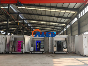 Hydroponic Vertical Farming System in Shipping Containers Mobile Vertical Grow <b>Racks</b> With Motor Core Component Shipping Containe - Product Image 4