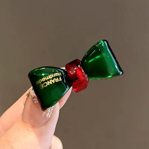 डॉवेल ने महिलाओं का प्रीमियम महसूस करने वाले धनुष बाल क्लिप नए स्वभाव बतख शैली माथे और मीठा शैली राल सामग्री - Product Image 4