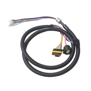 Maßgefertigter Autoradio-Kabelbaum mit TYCO AMP-Steckern 18 AWG für Audiosystem-Installation - Product Image 4