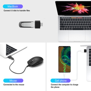 Adaptador USB tipo C <span class=keywords><strong>OTG</strong></span> Micro USB macho a USB hembra, convertidores de <span class=keywords><strong>Cable</strong></span> tipo C <span class=keywords><strong>para</strong></span> teléfono, accesorios de teléfono móvil certificados de alta velocidad - Product Image 3