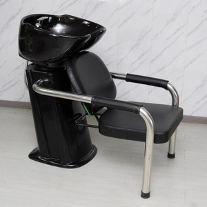 Fauteuil de lavage de cheveux pour salon de coiffure, lit de shampoing pour barbier - Product Image 2