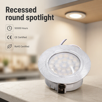 Mini spot LED encastré sous armoire, éclairage de placard de cuisine, 5046-81