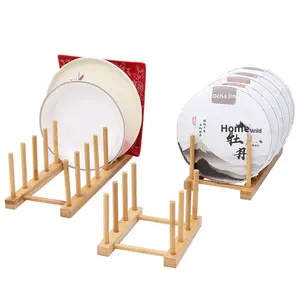 <span class=keywords><strong>Escurridor</strong></span> <span class=keywords><strong>de</strong></span> Platos Moderno Personalizado <span class=keywords><strong>de</strong></span> Bambú, Soporte <span class=keywords><strong>de</strong></span> Madera para Secar Platos, Tazones, Tazas, Ollas, Tablas <span class=keywords><strong>de</strong></span> Cortar y Organizador <span class=keywords><strong>de</strong></span> Cocina - Product Image 3