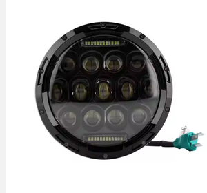 Lámparas de repuesto para faros delanteros de haz Alto y Bajo Led de 7 pulgadas para <span class=keywords><strong>Jeep</strong></span> Wrangler JK TJ LJ CJ GMC <span class=keywords><strong>Hummer</strong></span> <span class=keywords><strong>H4</strong></span> faro redondo con DRL - Product Image 6