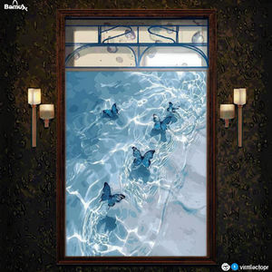 Pittura a olio digitale moderna del paesaggio dipinto a mano della farfalla per il salotto della camera da letto pittura decorativa della tela degli animali da colorare - Product Image 2