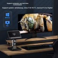 Microscope numérique électronique Ultra HD 7 pouces avec LED, nouveau produit pour le commerce extérieur transfrontalier, une pièce