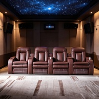 Hochwertige Maßgefertigte Heimkino-Sofas, Private Kellerkino- und Heimkino-Sitzgruppen