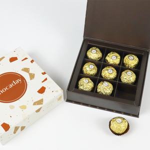 Cajas de Regalo Ecológicas de Cartón Rígido con Diseño Personalizado en Relieve para Chocolate y Sushi con Divisores Personalizados - Product Image 2