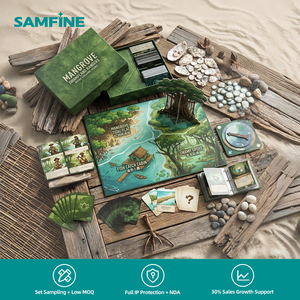 Jeu de cartes avec système de résilience Snappy Snap, certifié SEDEX SMETA 4Pillar, noyau bleu haute opacité pour boîte de rangement professionnelle pour cartes de jeu. - Product Image 3