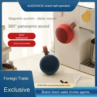 Microphone dynamique portable sans fil Y6, mini, magnétique, étanche pour extérieur et salle de bain, avec subwoofer et suppression du bruit cardioïde