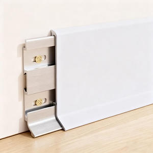 Profil de plinthe mural en aluminium au design moderne, plinthe décorative pour <span class=keywords><strong>sol</strong></span> - Product Image 2
