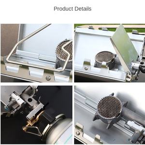 Vente en gros HY Gravé Soto320 Acier Gaz Portable Pique-Nique Camping Cuisine Carte Pliante Réchaud pour Aventures en Plein Air - Product Image 4