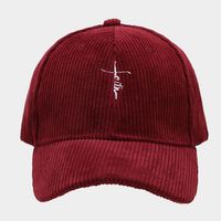 Gorra de Béisbol de Pana con Bordado de Letra Pequeña a la Moda Estilo Papá para Mujer Gorra Sencilla con Visera Estilo Coreano para Hombre