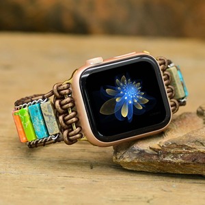 <span class=keywords><strong>Correa</strong></span> de pulsera para <span class=keywords><strong>Apple</strong></span> <span class=keywords><strong>Watch</strong></span> para mujer, 38mm, 41mm, 42mm, 45mm, joyería Bohemia, <span class=keywords><strong>correa</strong></span> de reloj de <span class=keywords><strong>piedra</strong></span> Natural - Product Image 2