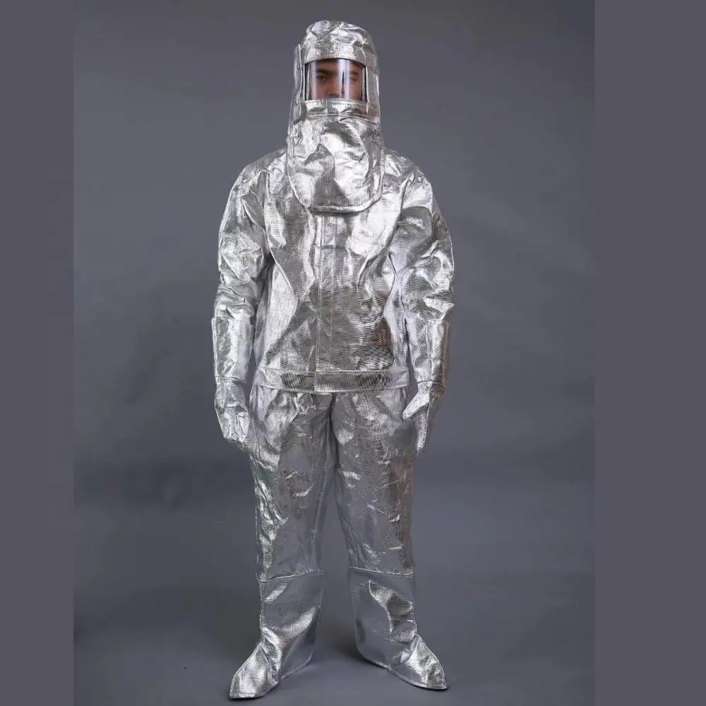 Aluminized Firefighting Fire Proximity Suit