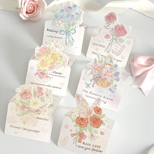 Tarjeta de Regalo con Ramo Floral 3D para el Día de San Valentín DAMAI, Tarjeta de Felicitación Multiusos con Mensaje de Bendición para el Día de la Madre y Decoración - Product Image 2