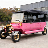 Bus de tourisme électrique rétro de luxe certifié CE, style classique, vente directe usine pour sites touristiques