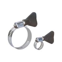 Colliers de serrage pour tuyaux en acier inoxydable, réglables par vis à molette, type clé, accessoires pour camping-car, 25-38mm (1" 1-1/2 "), colliers de serrage pour conduites de carburant