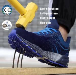 Zapatos de Seguridad para Hombre JIANKUN con Certificación CE, Ligeros, Cómodos, Transpirables, con Punta de Acero Antideslizante, Estilo Deportivo - Product Image 4