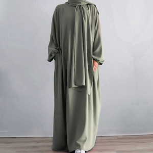 Vêtements ethniques à capuche du ramadan fabricant d'abaya abaya, robe une pièce pour femmes avec hijab, abaya, robe musulmane pour femmes - Product Image 3