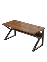Table d'ordinateur de type K Trou domestique Table d'étagère de bureau Combinaison de ménage intégrée Bureau de chambre d'étudiant