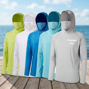 Sudadera con Capucha UPF 50 para Pesca, Protección UV, Ligera, Transpirable, Unisex, Protección Solar, Poliéster/Nailon, Secado Rápido - Product Image 3