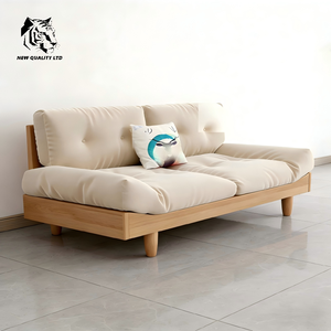 Suministro directo de fábrica, buen precio, personalizable, en stock, dropshipping, nuevo sofá moderno de moda para sala de estar, muebles de madera y tela. - Product Image 3