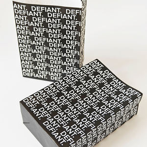 Sacs de courses personnalisés en papier kraft recyclable sans huile avec logo, imprimés par sérigraphie, à poignée longue, en carton, jetables - Product Image 4