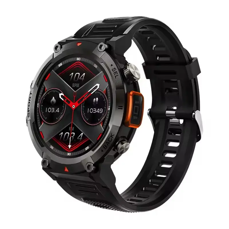 S100 Outdoor-Smartwatch 1,45 Zoll rund Sport Smart-Bluetooth-Uhr niedriger Preis Lieferant