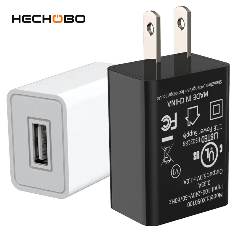 DOE6 5V1A 5 V 1a 5 Volt 1 Amp Universal Usb Wall Charger สำหรับบ้านและท่องเที่ยวอะแดปเตอร์ปลั๊กไฟ UL FCC LX050100