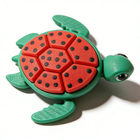 Jouet anti-stress en forme de tortue à fruits, cadeau d'anniversaire, panier-cadeau, cadeau de fête, peut aider à soulager le TDAH, l'autisme, l'anxiété et le stress