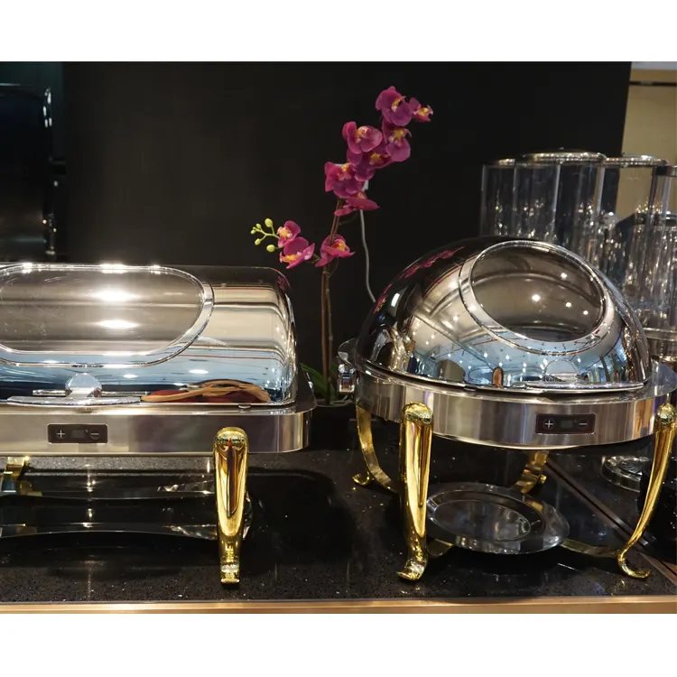 Hochzeit Luxus Kaltfutter-Display, Catering-Ausrüstung, Buffet-, Lebensmittel-Wärmer und Wärmer-Geschirr