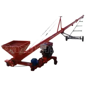 transportador helicoidal de grãos transportador de parafuso portátil para manuseio de grãos de sementes de trigo, milho e soja