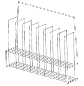 Présentoirs muraux pour aérosols Présentoir de teinture pour cheveux Support de rangement pour <span class=keywords><strong>tube</strong></span> de couleur capillaire Support de rangement en métal pour salon - Product Image 4