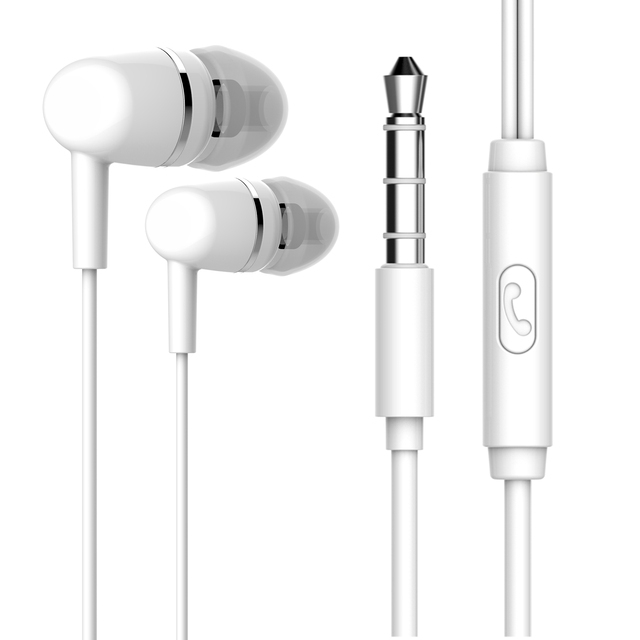 Somostel Earphone CS06 Factory Wholesale Heavy Bass Wired In-ear Earphone 3.5mm Plug With Microphone Audifonos Con Cable