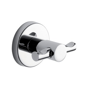 FELCE LINE - Lot de 2 porte-manteaux en acier inoxydable chromé 6,5x5,5x5,6 cm - Product Image 1