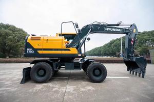 Excavatrice sur pneus compacte HW150 pour l'aménagement urbain et les projets de petite envergure - Product Image 3