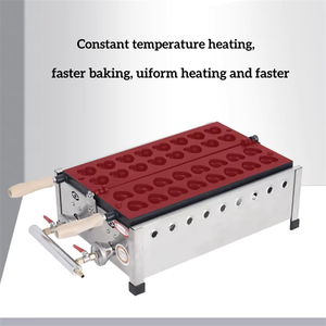 Machine à gaufres professionnelle 32 cavités en forme de cœur, <span class=keywords><strong>appareil</strong></span> de cuisson pour pâtisseries et snacks - Product Image 5
