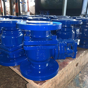 Vanne à bille en acier au carbone Shiteng avec revêtement PTFE Q41F46-16, vanne à bille résistante à la corrosion avec revêtement PFA Q41FPA-16 pour le contrôle de l'eau - Product Image 1