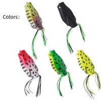Umpan Katak Mengambang 70mm 18g 5 Warna Harga Murah dengan Kail, Aksi Renang Alami, Softbait untuk Kolam, Reservoir, Air Tawar