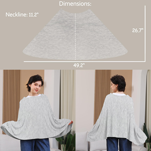Cubierta de lactancia cómoda y portátil para mujeres, chal de alimentación multiusos - Product Image 5