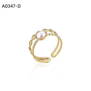แหวนแฟชั่นประดับ PERLAS A0347 สำหรับผู้หญิง เครื่องประดับคุณภาพสูง - Product Image 1